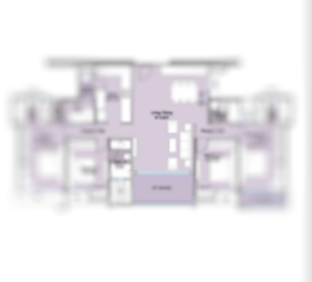 Hiranandani Nerolac Thane 3BHK Plan